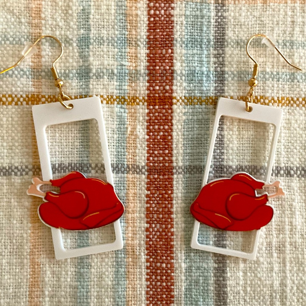 🦃Turkey Earrings 🍗